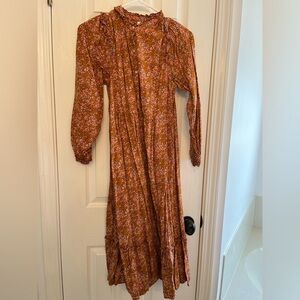 Floral Long Sleeve Maxi Dress Universal Thread